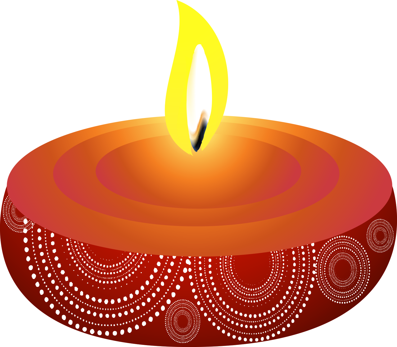 Diwali Oil Lamp - Diwali (1500x1312), Png Download