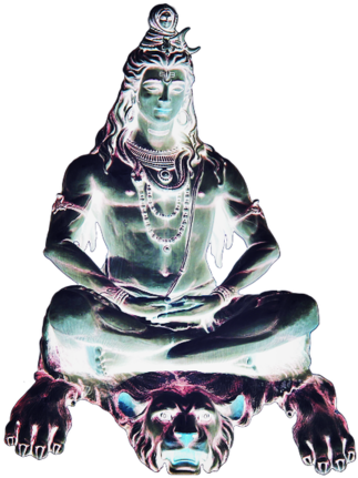 Shiva Print T Shirt (404x540), Png Download