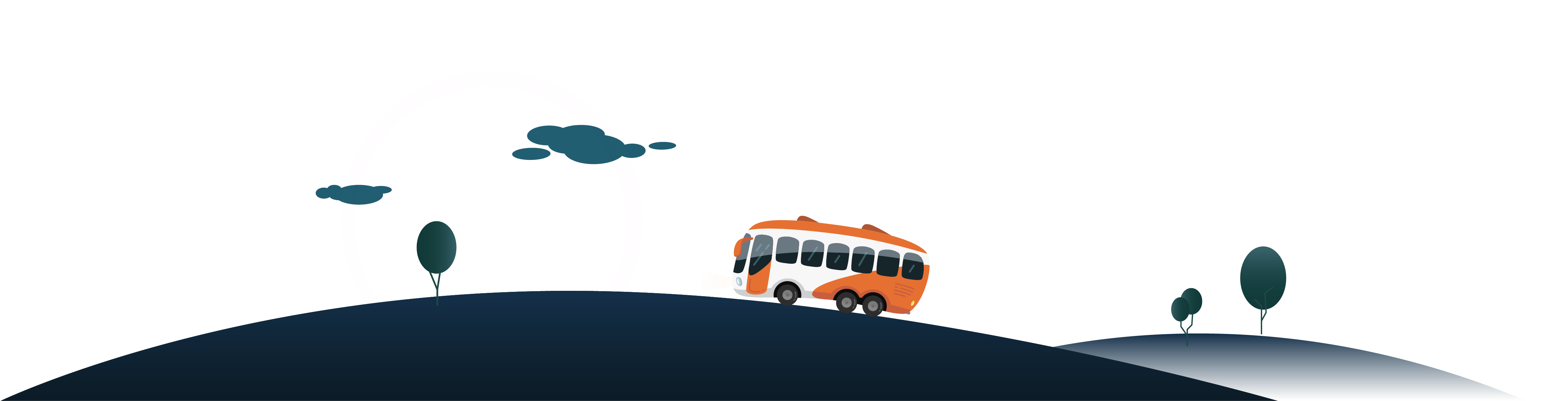 South India's Popular Bus Ticket Booking Company, Volvo, - Bus (4751x1251), Png Download