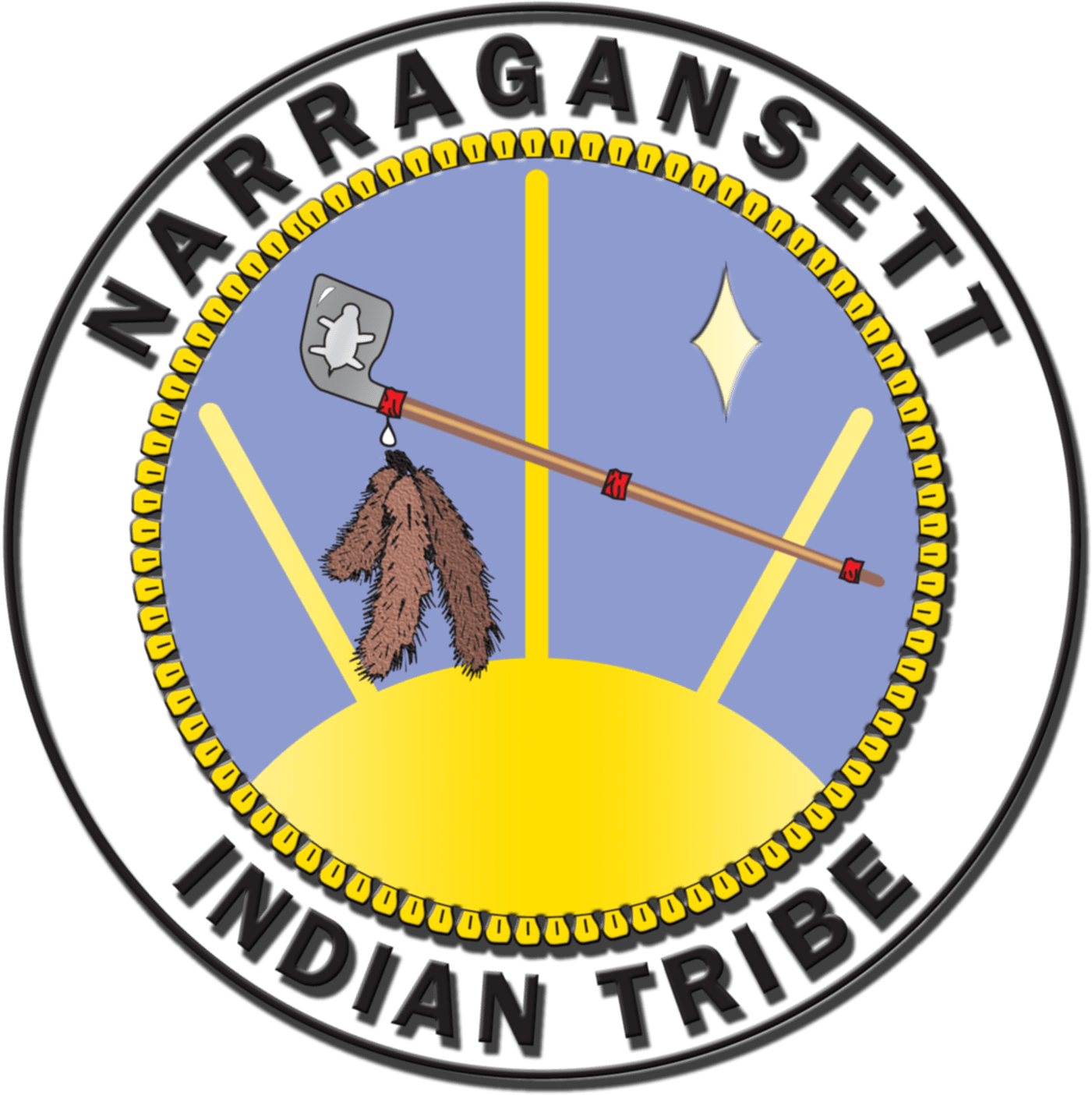 Narragansett Indian Logo - Narragansett Tribe Flag (1681x1681), Png Download