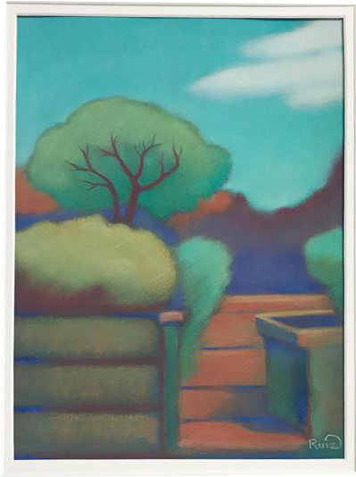 Street Corner In Berkeley - Drawing (605x807), Png Download