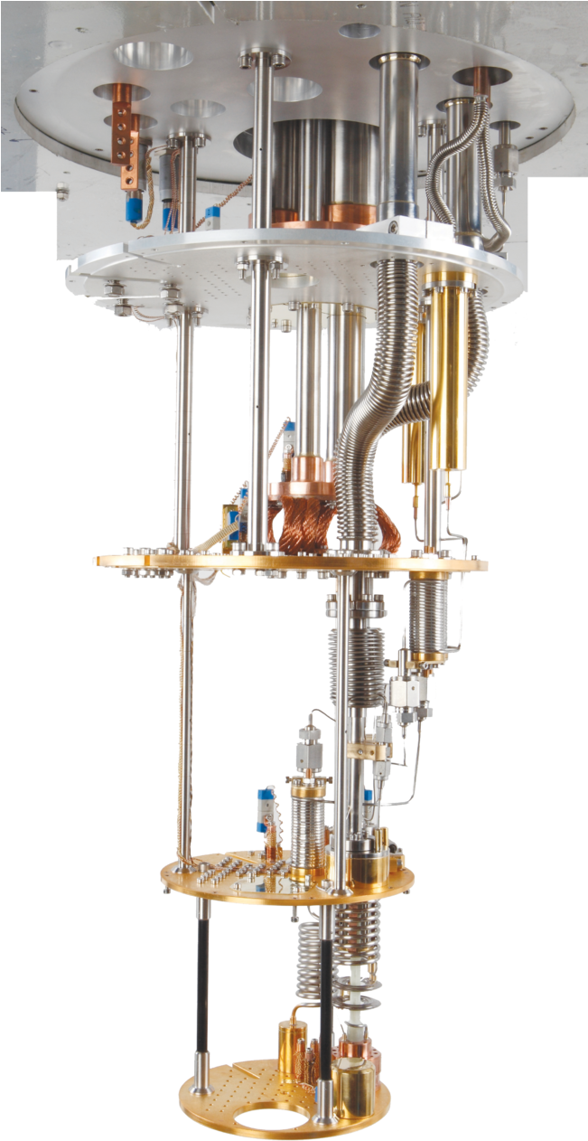 A Compact Cooling, Cryofree® Refrigerator And Low Temperature - Dilution Refrigerator (650x1286), Png Download