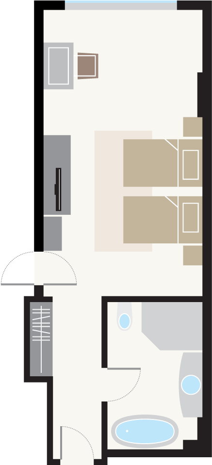 Room Type, Features - Floor Plan (800x986), Png Download
