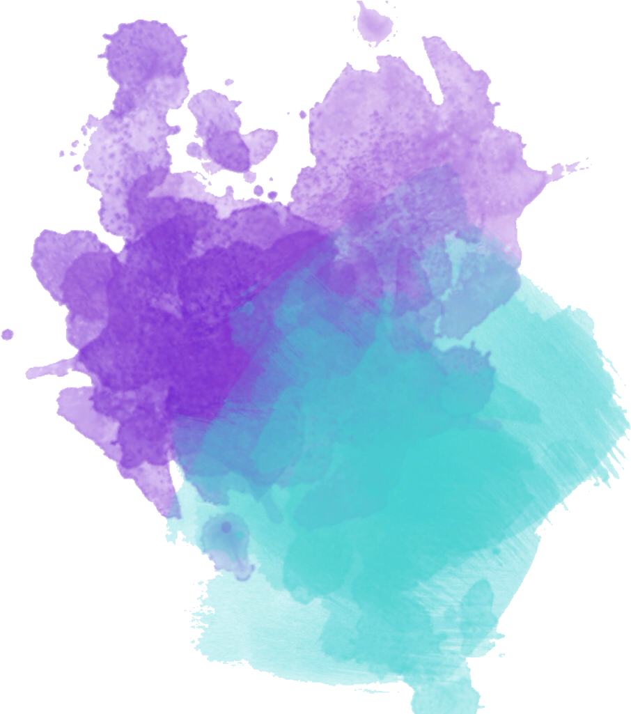 Stickers Watercolor Pastel Purple Blue Art Interesting - Manchas Png (1024x1024), Png Download