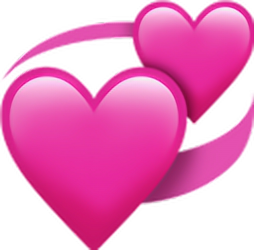 Apple Heart Emoji Png (496x488), Png Download