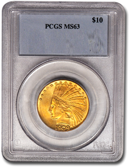 $10 Indian Head Gold Coins Ms - Indian Head Gold Pieces (360x360), Png Download