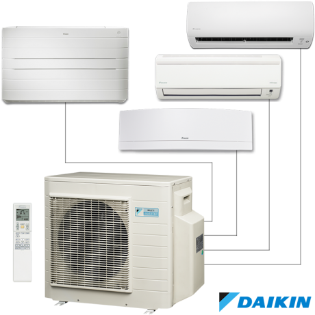 What Are The Advantages Of Multi Split System Over - Daikin Multi Split Air Conditioner (495x495), Png Download