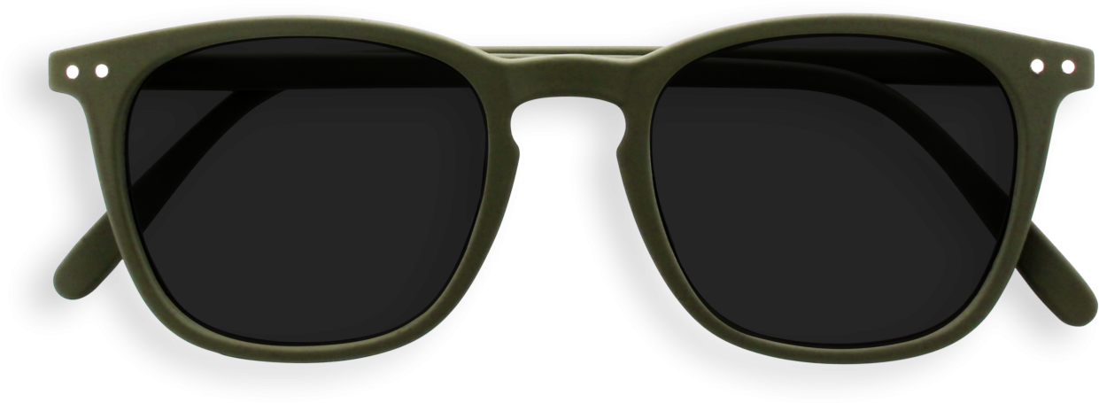 E Sun Kaki Green Sunglasses V=1519657162 - Izipizi Sun Collection E - Grey (1400x1400), Png Download