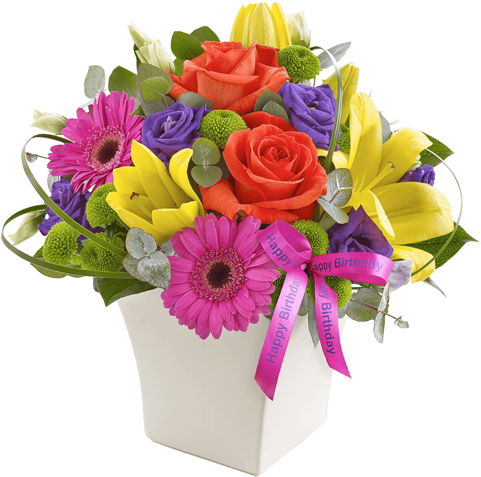 Vector Library Download Happy Vibrant Exquisite Arrangement - Vibrant Exquisite Arrangement Interflora (800x993), Png Download