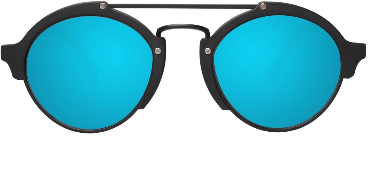 Milan Ii Sunglasses - Sky Blue Sunglasses Png (1260x756), Png Download