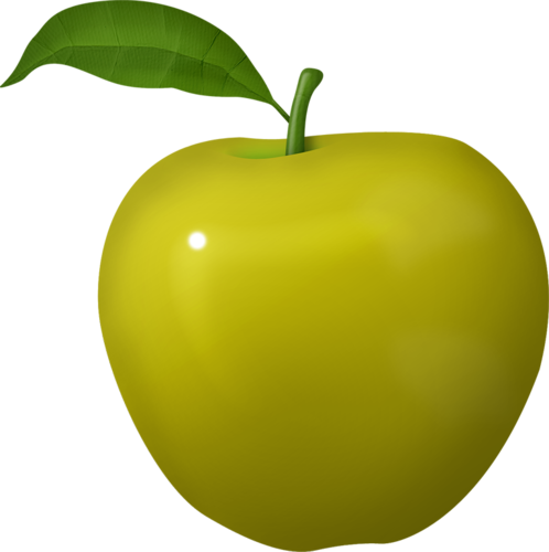 Fruit Clipart, Food Clipart, Fruit And Veg, Fruits - Apple Fruit Clipart (498x500), Png Download