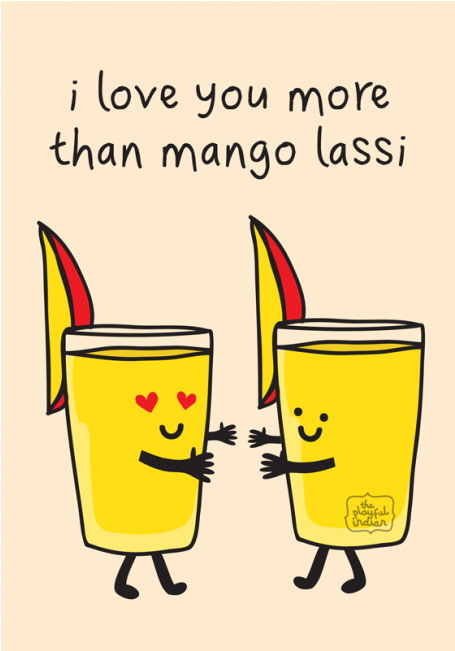 Greeting Cards - Mango Love You (600x600), Png Download