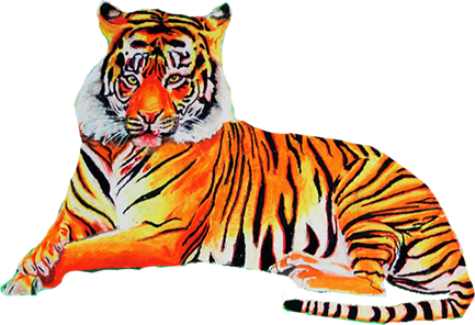 Snake Tiger Deer - Tiger Woods (433x296), Png Download