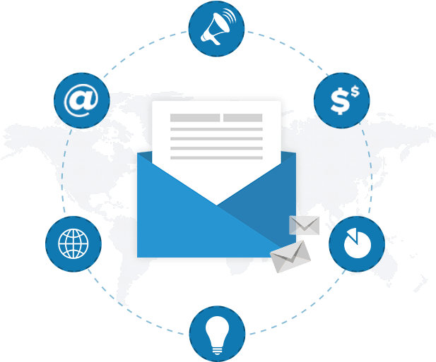 Emailmarketing Email Marketing - Email Marketing Images Png (620x526), Png Download