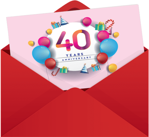 Earlier This Year Marked The 40th Anniversary Of The - Email (800x450), Png Download