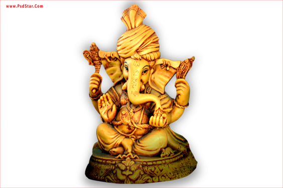 Loard Ganesh Murat Photo Full Resolution - Ganesha (564x376), Png Download