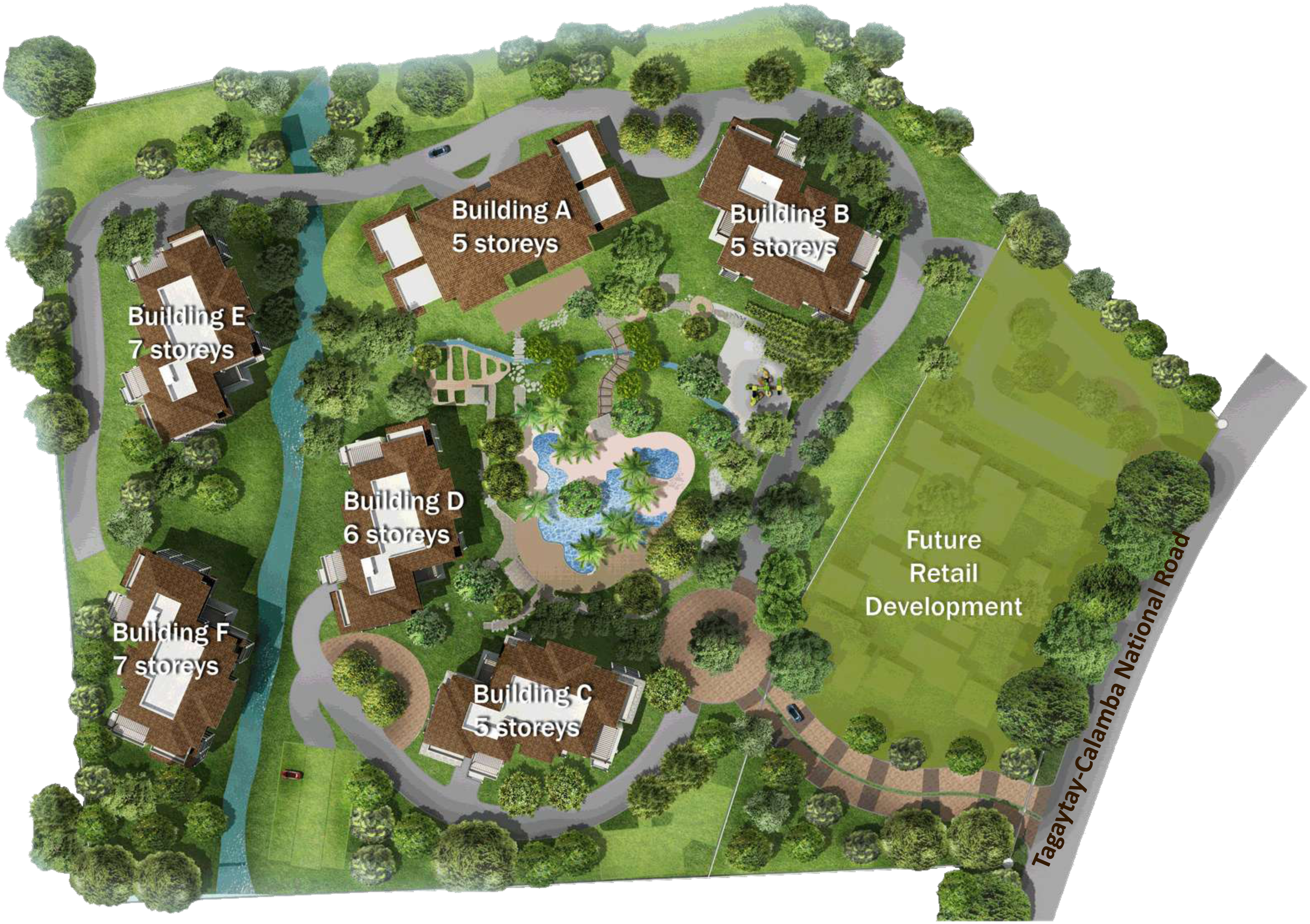 Kasa Luntian's Masterplan - Master Plan Of Tagaytay City (3669x2588), Png Download