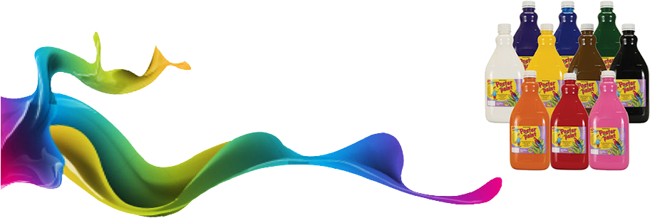 Poster Paint Blue 2 Litre (960x350), Png Download