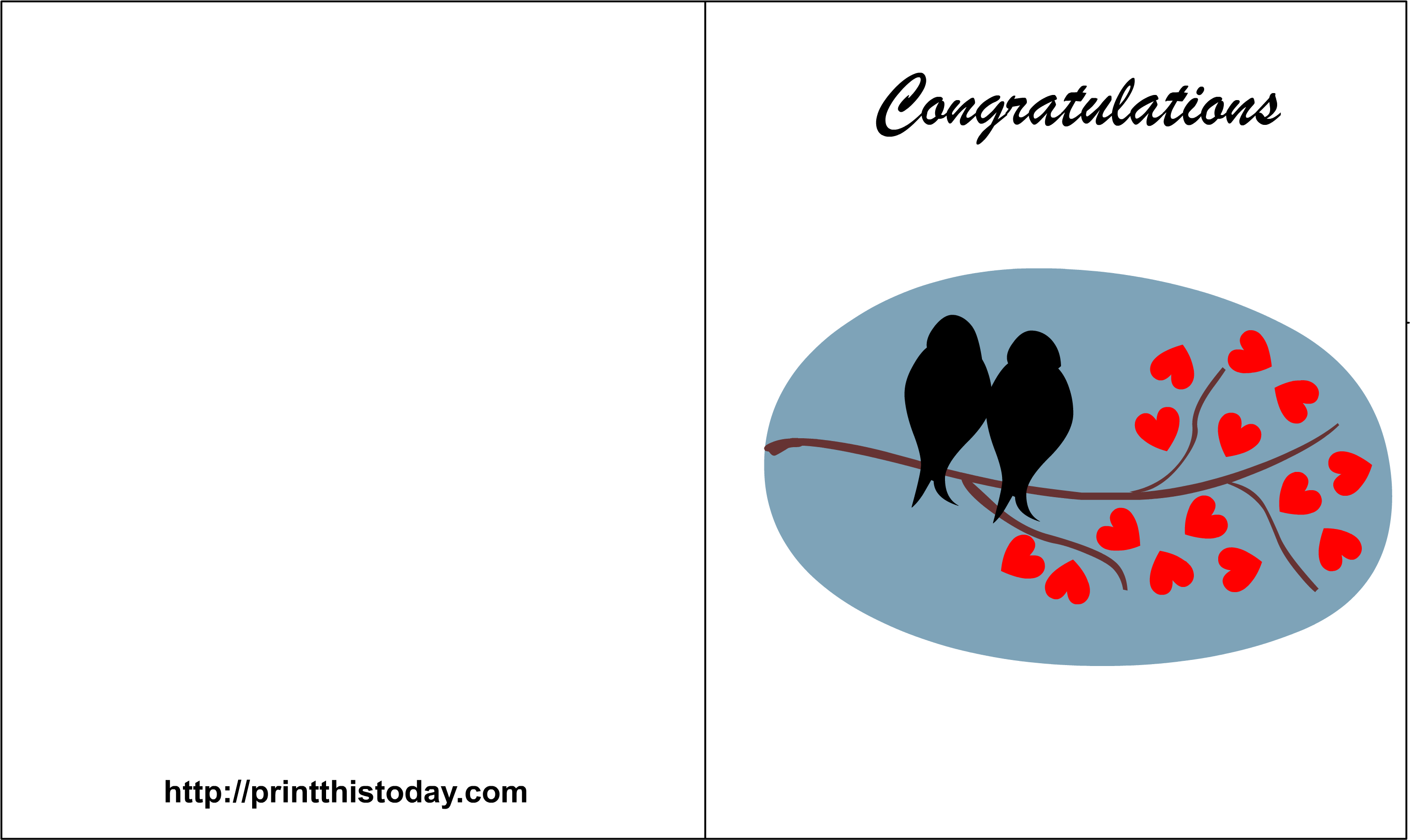 Free Printable Wedding Congrats (3300x2550), Png Download