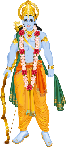 Shri Rama Mantra - Rama (372x544), Png Download