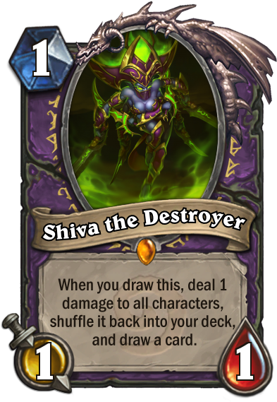Shiva The Destroyer - Marin The Fox Hearthstone (400x569), Png Download