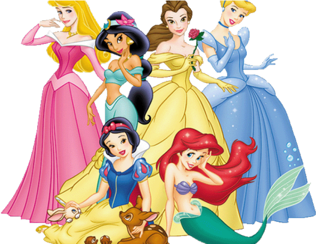 Wallpaper Clipart Disney - Disney Princess In Colour (640x480), Png Download