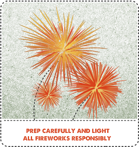 Fireworks (493x518), Png Download