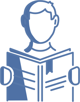 Related Illustration - Person Reading - Transparent Business (327x415), Png Download