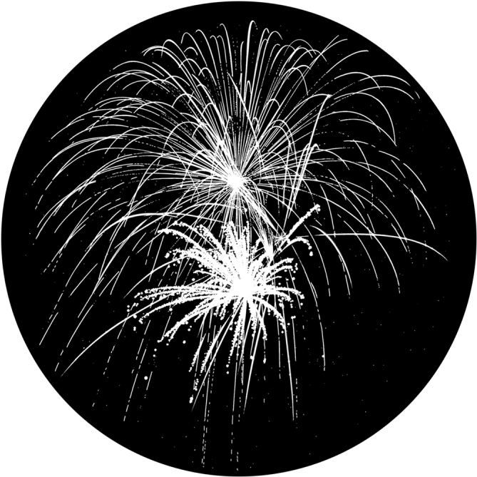 Fireworks - Superresolution He-1082 Apollo Fireworksglass Gobo (800x800), Png Download