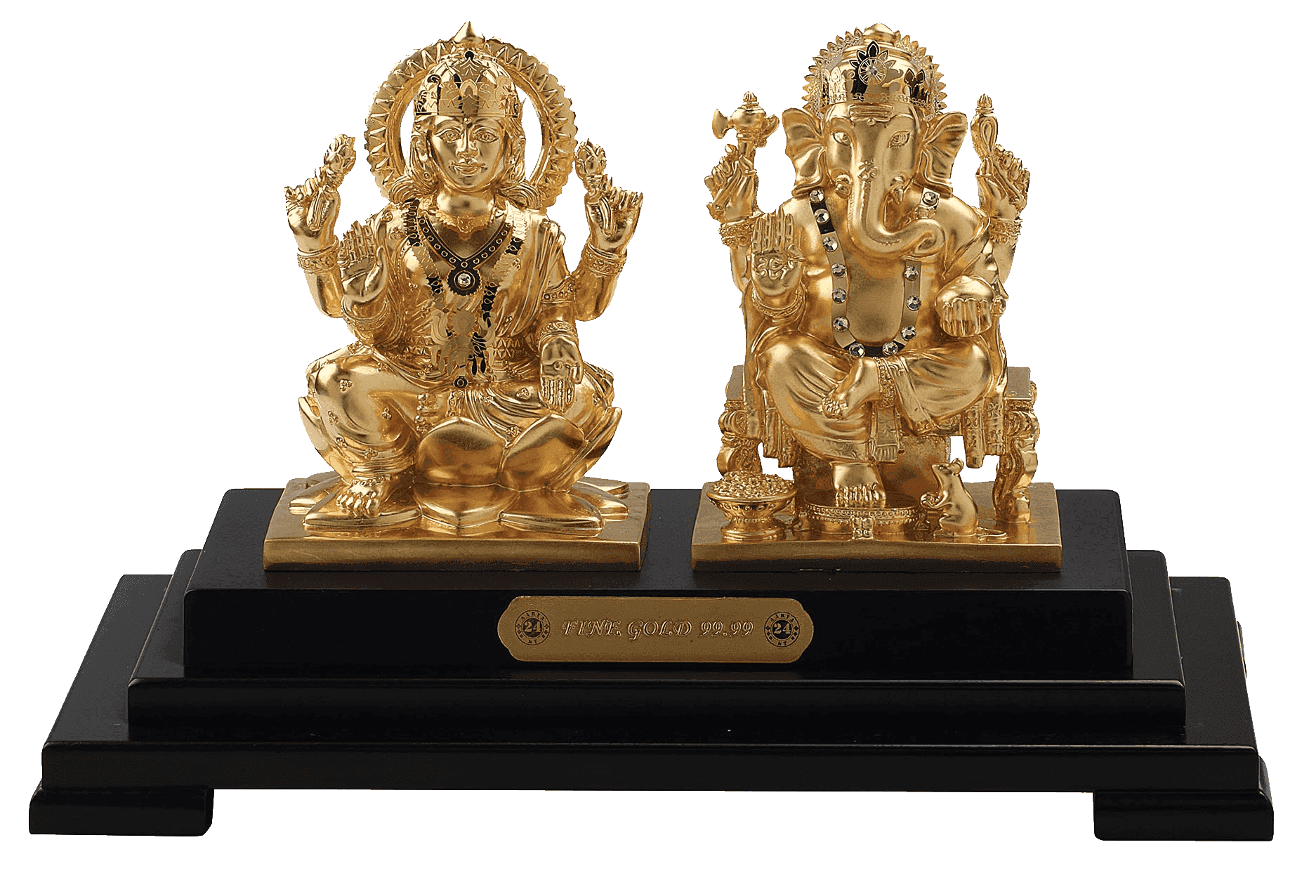 Ganesha Laxmi Pair Window - Ganesha (1864x1253), Png Download