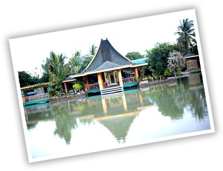 Grass Garden Resort And Villas Inc - Reflection (536x417), Png Download