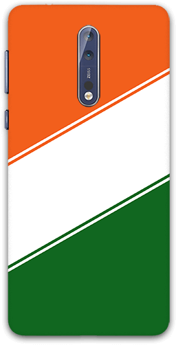 Indian Flag Color Nokia 8 Mobile Case - Mobile Phone (600x600), Png Download