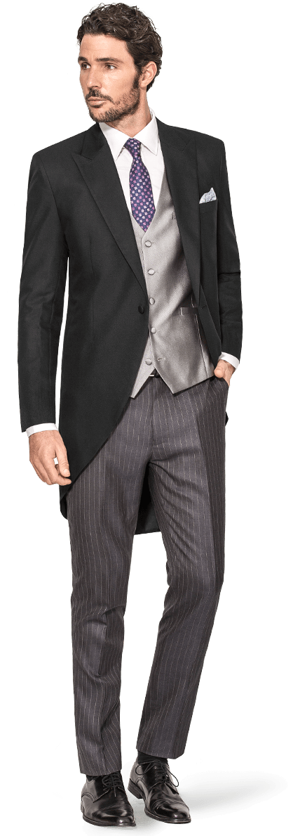 Morning Coat - Jaquette Homme (550x1188), Png Download