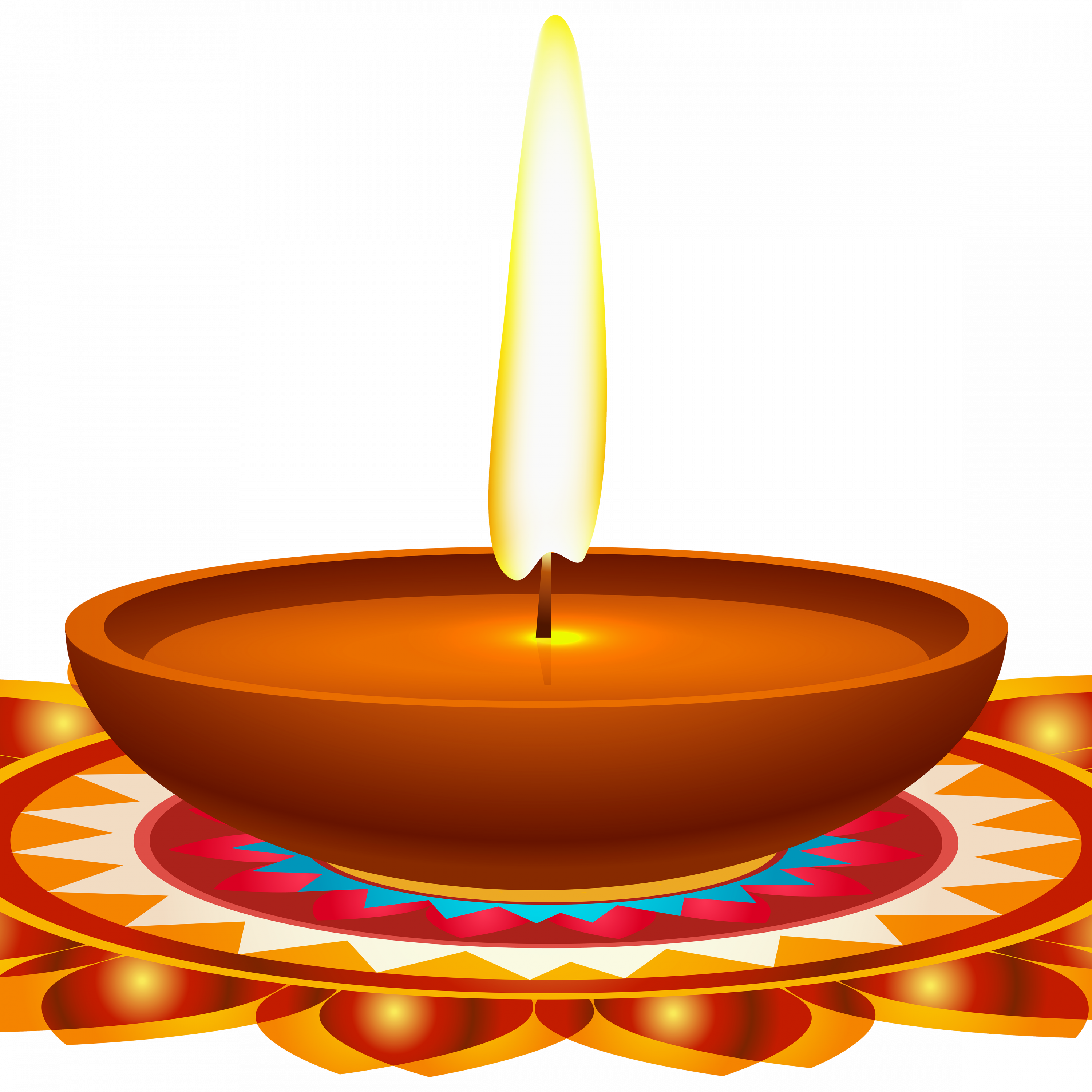 Colors Clipart Diwali (3000x3000), Png Download