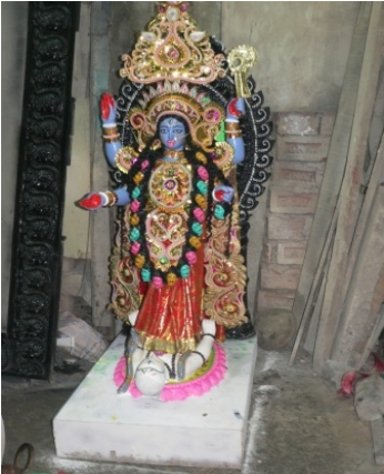 Fiberglass Maa Kali Statue - Statue (640x426), Png Download