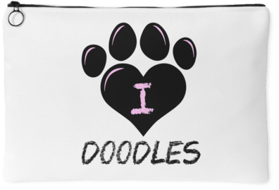 I Heart Doodles Accessory Pouch - You Just Got Schooled Son! Shower Curtain (480x480), Png Download
