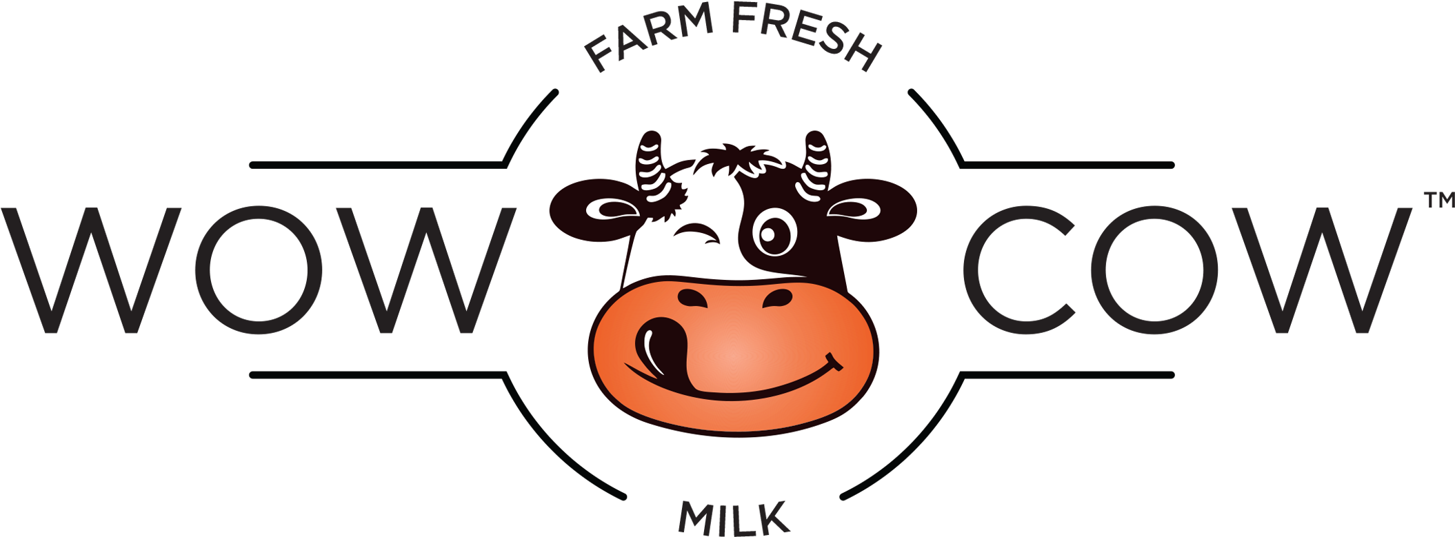 Milk Cow Png Download - Cow Milk Logo (2171x801), Png Download