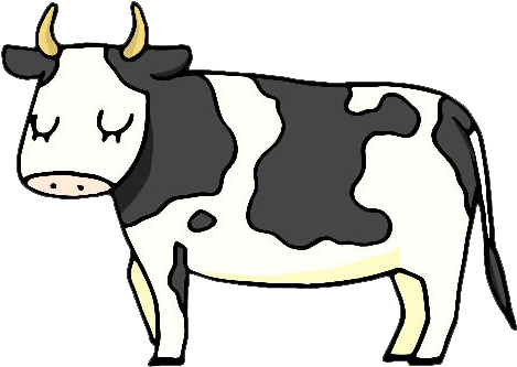 Dairy Cattle Clip Art - Cattle (500x500), Png Download