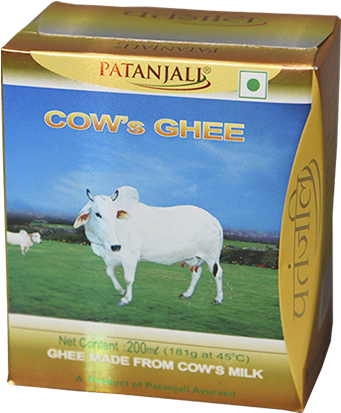 Patanjali Cow Ghee (400x500), Png Download