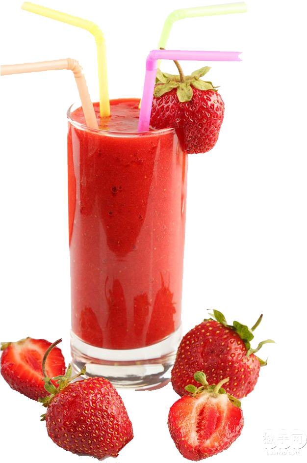 Strawberry Juice - Strawberry Juice Png (300x460), Png Download