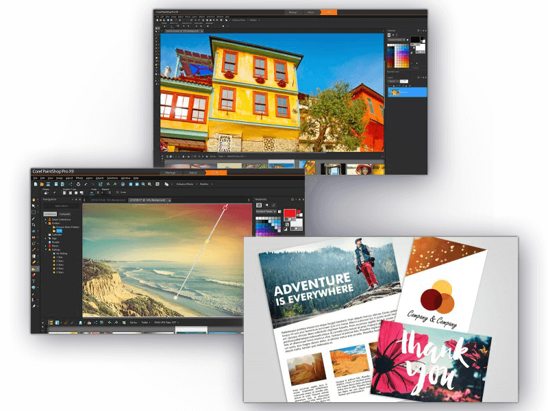 This App Is Optimized For - Corel Paintshop Pro X9 Ml Mini-box (800x600), Png Download