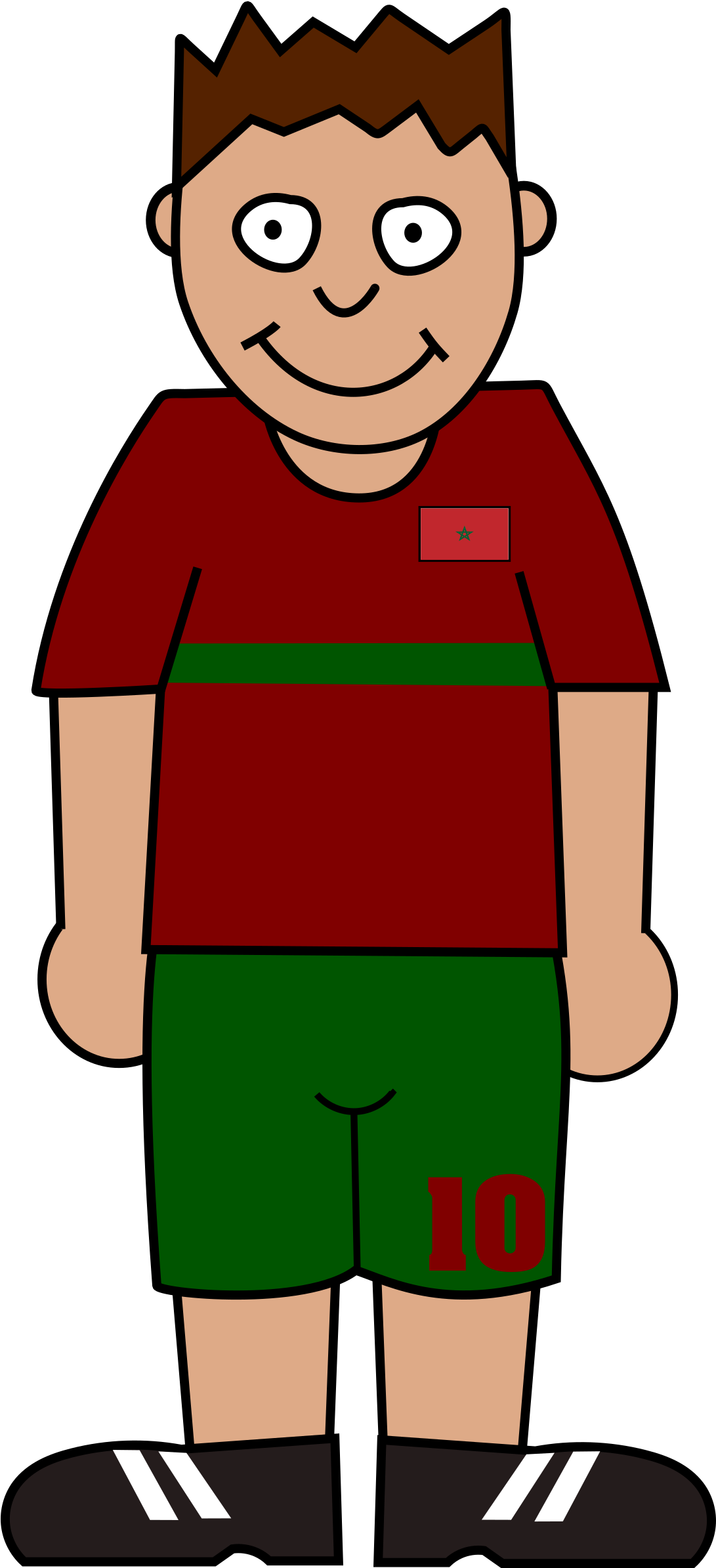 Big Image - World Cup Soccer Player Clipart Png (1090x2400), Png Download