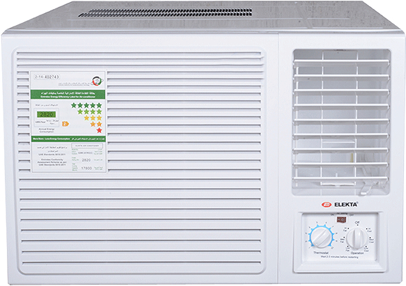 Window Ac 24000 Btu, T3, Tropical Climate, Rotary Compressor - Window (600x600), Png Download