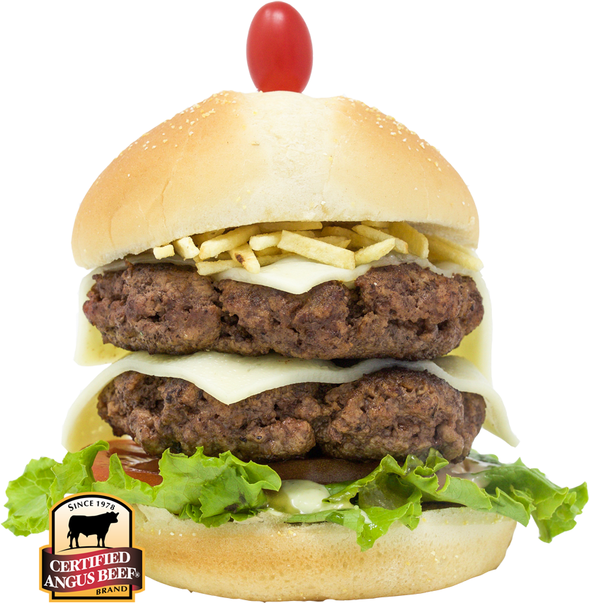 Cheese Burger Double - Cheeseburger (900x917), Png Download