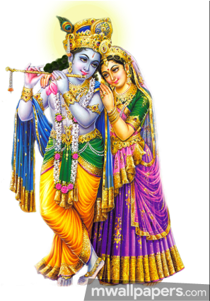 Radha Krishna Hd Photos/wallpapers - Happy Krishna Janmashtami (320x426), Png Download