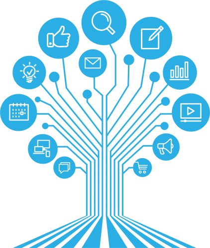 Digital Marketing - Marketing Mix Modelling Illustration (422x497), Png Download