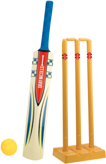 Cricket Stumps Png Photo - Gray Nicholls Beach Cricket Set Size 6 (600x600), Png Download