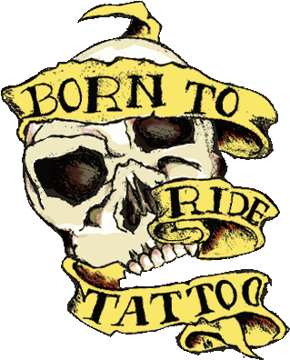 Download HD Born To Ride’s Tattoo Club Home - Born To Ride Tattoo