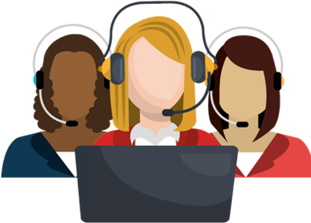 Original - Illustration Contact Center Clipart (640x480), Png Download