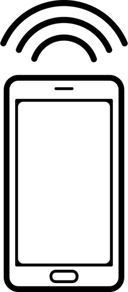 Telephone Call Clipart - Mobile Ring Logo (260x593), Png Download